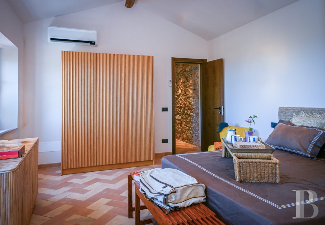 En Toscane, près de Pietrasanta, sur la côte méditerranéenne,  une maison sur les hauteurs au milieu de son oliveraie - photo  n°13